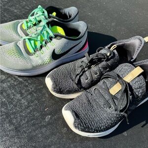 Nike and Adidas running shoes bundle